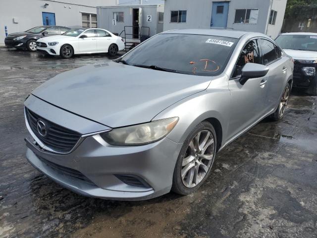 JM1GJ1V63E1138471 - 2014 MAZDA 6 TOURING SILVER photo 2