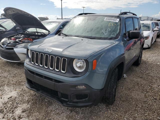 ZACCJAAB7HPF79509 - 2017 JEEP RENEGADE S Mavi foto 2