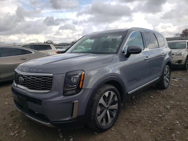 5XYP6DHC8LG084456 - 2020 KIA TELLURIDE BLUE photo 2