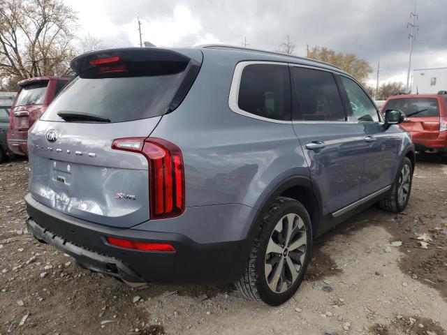 5XYP6DHC8LG084456 - 2020 KIA TELLURIDE BLUE photo 4