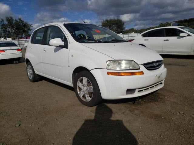 KL1TD66638B274865 - 2008 CHEVROLET AVEO BASE WHITE photo 1