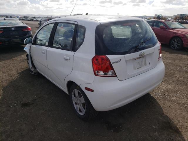 KL1TD66638B274865 - 2008 CHEVROLET AVEO BASE WHITE photo 3