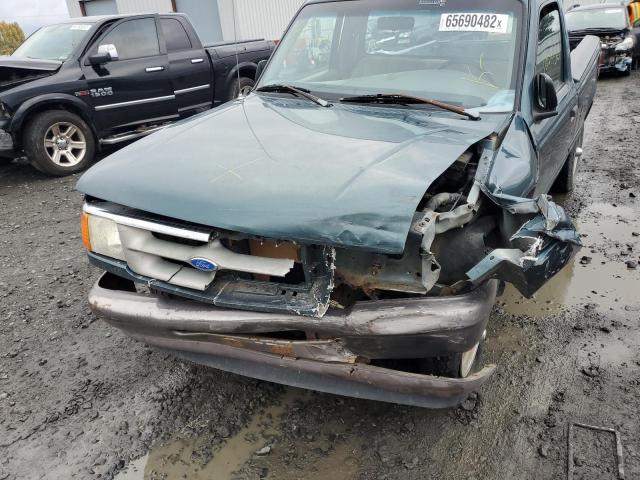 1FTCR10A8TPA83870 - 1996 FORD RANGER GREEN photo 9