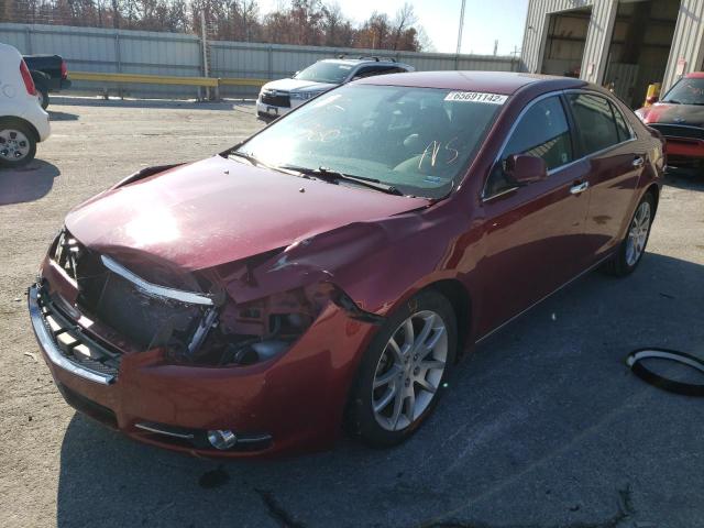 1G1ZE5E11BF171047 - 2011 CHEVROLET MALIBU LTZ წითელი ფოტო 2