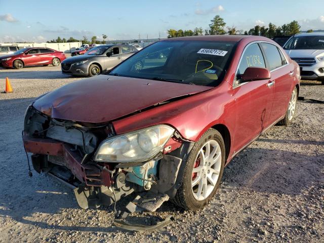 1G1ZE5EBXAF109394 - 2010 CHEVROLET MALIBU LTZ წითელი ფოტო 2