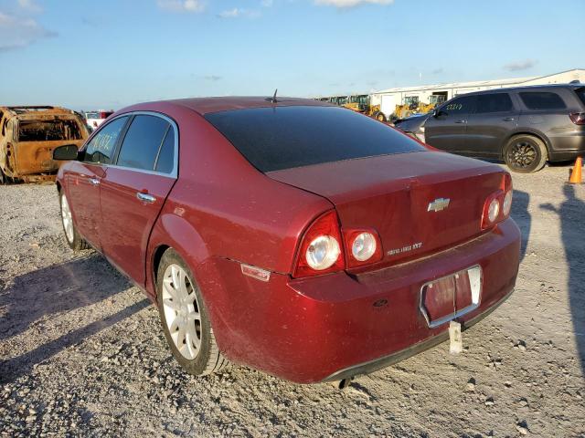 1G1ZE5EBXAF109394 - 2010 CHEVROLET MALIBU LTZ წითელი ფოტო 3