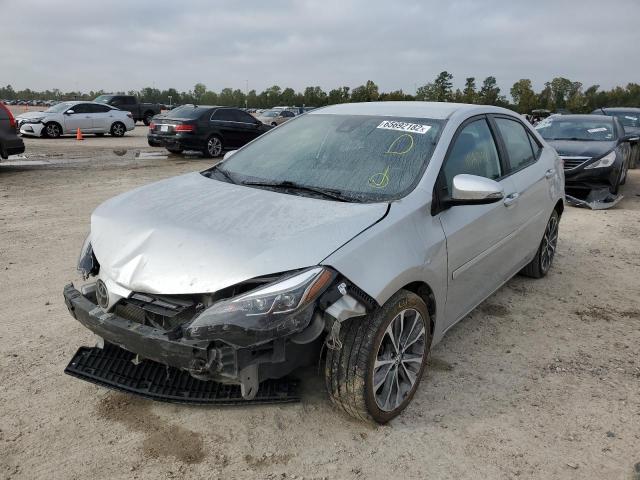 2T1BURHE7HC781957 - 2017 TOYOTA COROLLA L SILVER photo 2