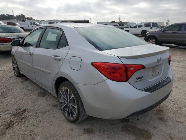2T1BURHE7HC781957 - 2017 TOYOTA COROLLA L SILVER photo 3
