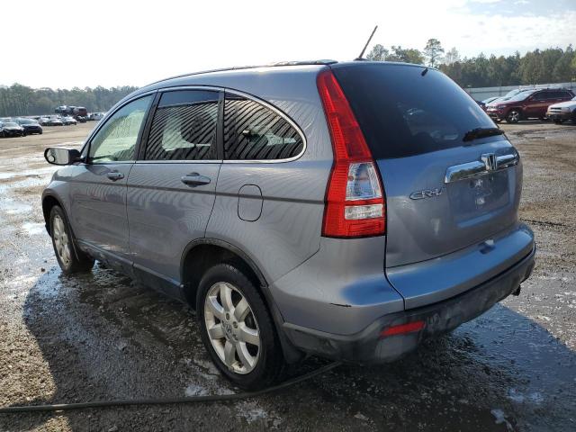 JHLRE38728C015642 - 2008 HONDA CR-V EXL BLUE photo 3