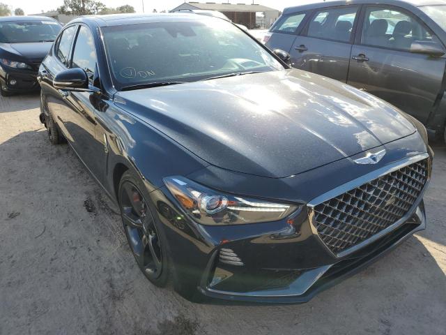 KMTG44LA3KU030282 - 2019 GENESIS G70 PRESTI BLACK photo 1