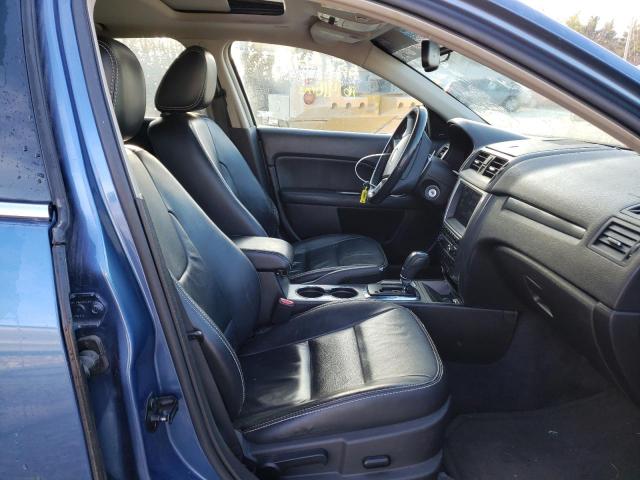 3FAHP0CG5AR327122 - 2010 FORD FUSION SEL BLUE photo 5