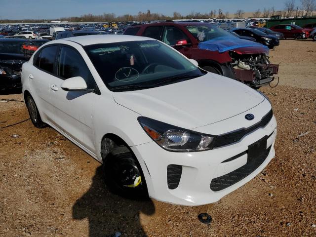 3KPA24AD3LE362777 - 2020 KIA RIO LX WHITE photo 1