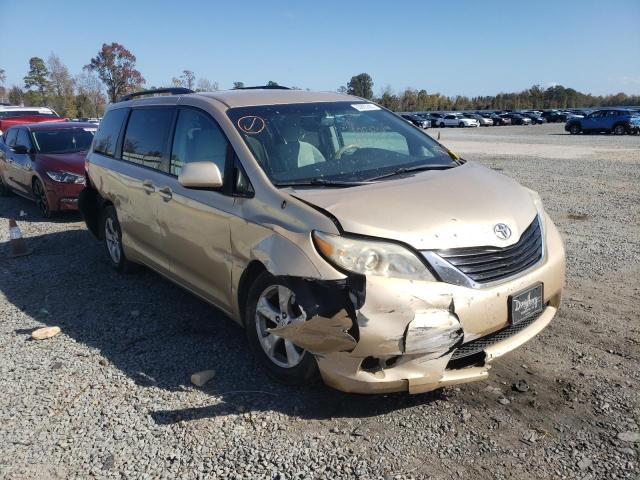 5TDKK3DC6BS016163 - 2011 TOYOTA SIENNA LE GOLD photo 1