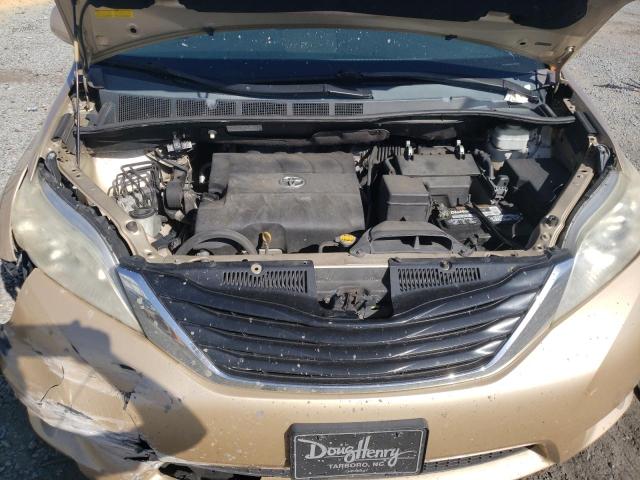 5TDKK3DC6BS016163 - 2011 TOYOTA SIENNA LE GOLD photo 7