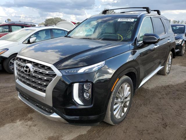 KM8R54HE9LU168731 - 2020 HYUNDAI PALISADE L BLACK photo 2