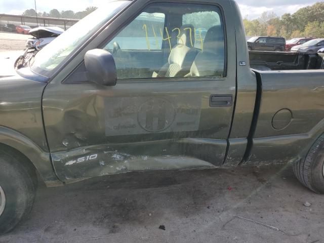 1GCCS145618115045 - 2001 CHEVROLET S10 GREEN photo 9