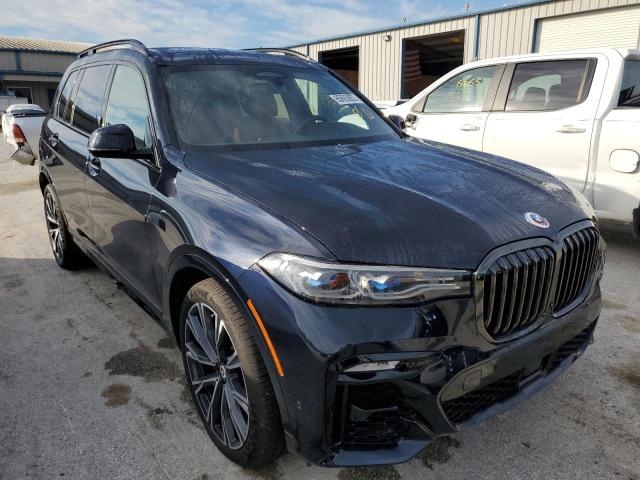 5UXCX6C09N9M64168 - 2022 BMW X7 M50I BLUE photo 1