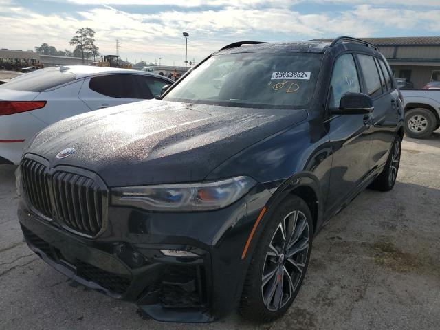5UXCX6C09N9M64168 - 2022 BMW X7 M50I BLUE photo 2