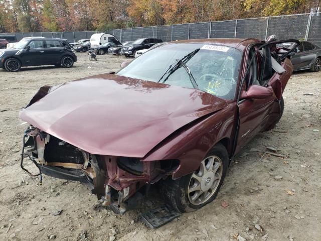 2G4WF5213X1446956 - 1999 BUICK REGAL GS BURGUNDY photo 2