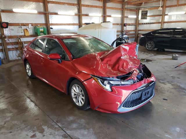 5YFFPRAEXLP067090 - 2020 TOYOTA COROLLA XL RED photo 1