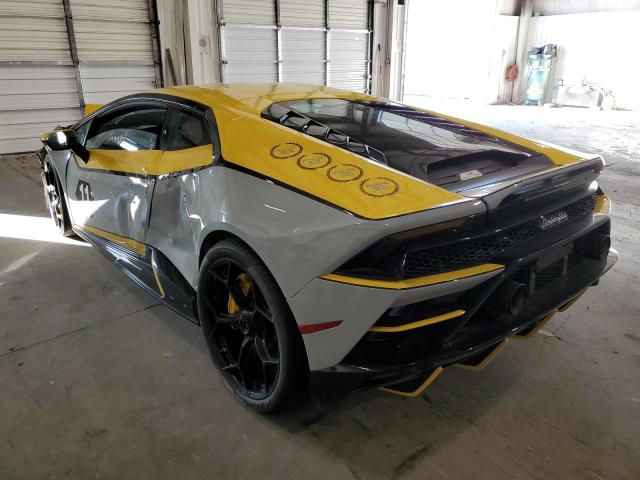 ZHWUF4ZF0LLA15089 - 2020 LAMBORGHINI HURACAN EV TWO TONE photo 3