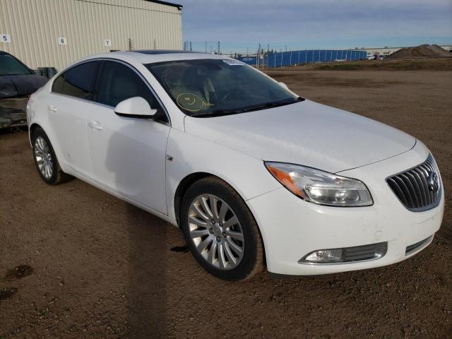 W04GW5EV5B1046896 - 2011 BUICK REGAL CXL WHITE photo 1