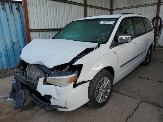 2C4RC1CG8ER454524 - 2014 CHRYSLER TOWN & COU WHITE photo 2