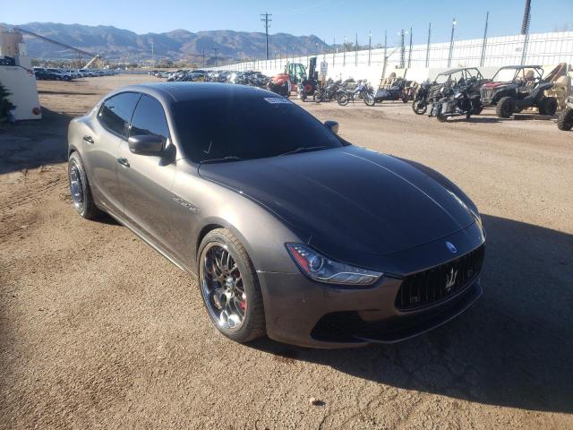 ZAM57RTA4F1131361 - 2015 MASERATI GHIBLI S CHARCOAL photo 1