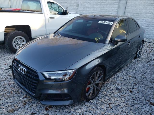 WAUB1GFF0H1064293 - 2017 AUDI S3 PREMIUM GRAY photo 2