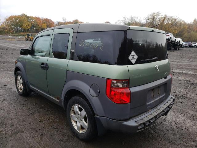 5J6YH28503L041751 - 2003 HONDA ELEMENT EX GREEN photo 3