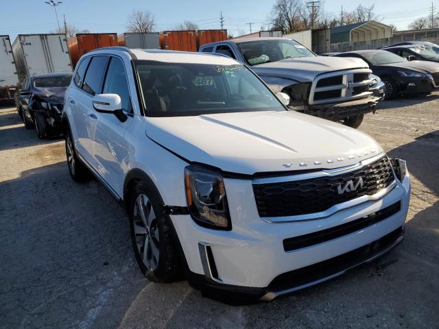 5XYP6DHC9NG312029 - 2022 KIA TELLURIDE WHITE photo 1