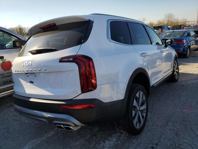 5XYP6DHC9NG312029 - 2022 KIA TELLURIDE WHITE photo 4