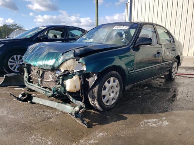 2HGEJ661XXH559486 - 1999 HONDA CIVIC BASE GREEN photo 2