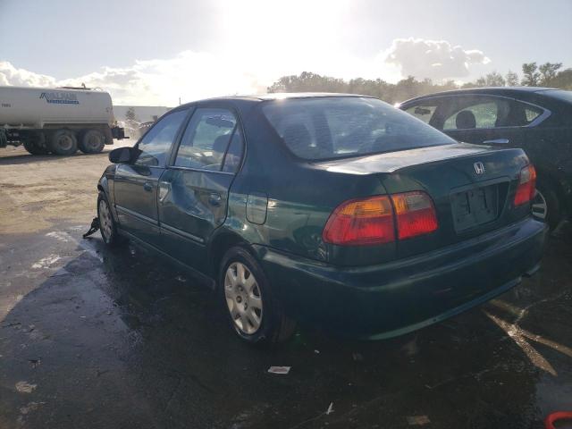 2HGEJ661XXH559486 - 1999 HONDA CIVIC BASE GREEN photo 3