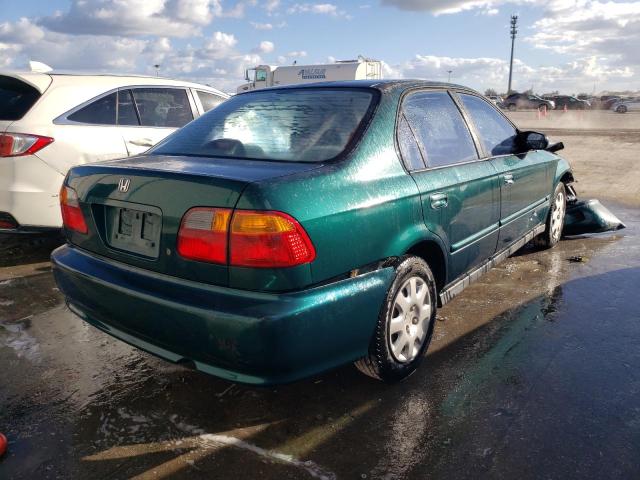 2HGEJ661XXH559486 - 1999 HONDA CIVIC BASE GREEN photo 4