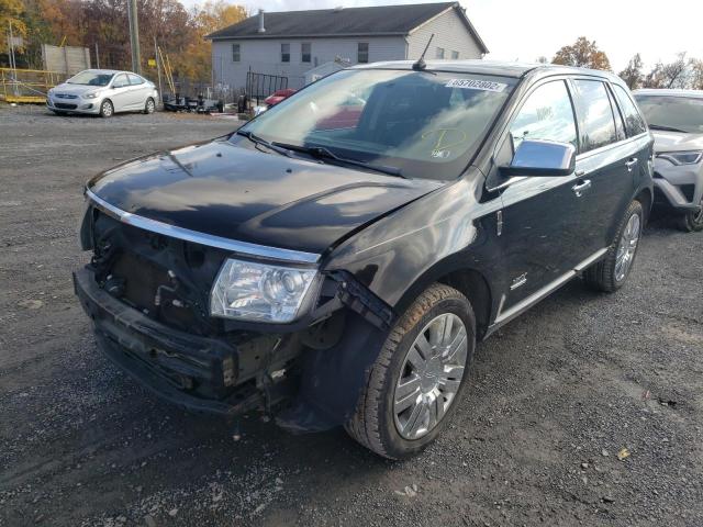 2LMDU88C18BJ11735 - 2008 LINCOLN MKX BLACK photo 2