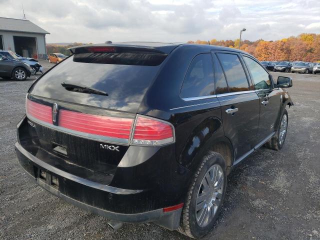 2LMDU88C18BJ11735 - 2008 LINCOLN MKX BLACK photo 4