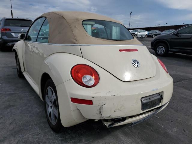 3VWRG31Y26M330685 - 2006 VOLKSWAGEN NEW BEETLE CREAM photo 3