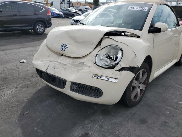 3VWRG31Y26M330685 - 2006 VOLKSWAGEN NEW BEETLE CREAM photo 9