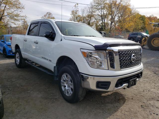 1N6AA1EJ4JN548965 - 2018 NISSAN TITAN S WHITE photo 1