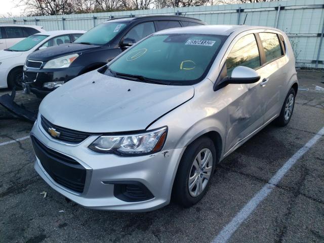 1G1JG6SB6L4135507 - 2020 CHEVROLET SONIC SILVER photo 2