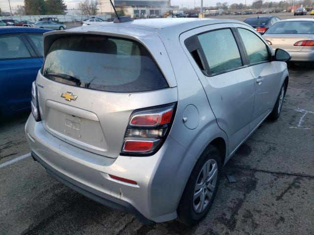 1G1JG6SB6L4135507 - 2020 CHEVROLET SONIC SILVER photo 4