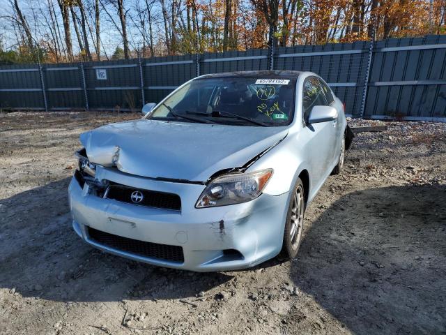 JTKDE177150033293 - 2005 TOYOTA SCION TC BLUE photo 2