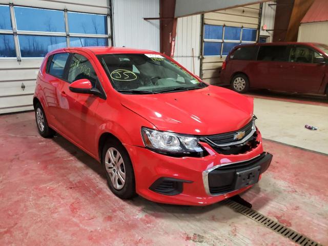 1G1JG6SB1L4129629 - 2020 CHEVROLET SONIC RED photo 1