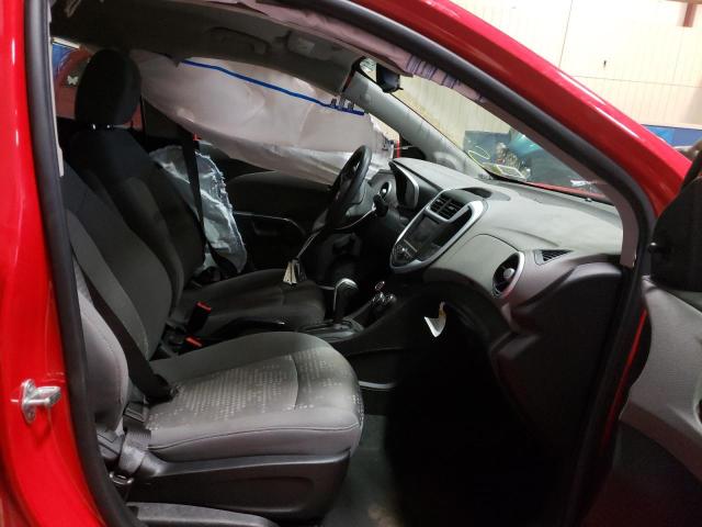 1G1JG6SB1L4129629 - 2020 CHEVROLET SONIC RED photo 5