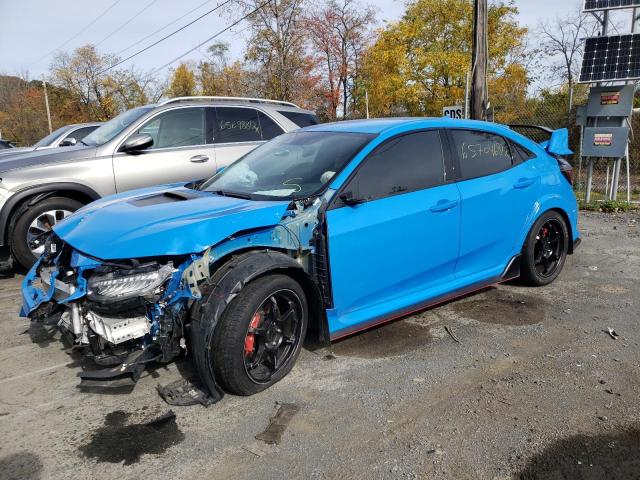 SHHFK8G71MU204964 - 2021 HONDA CIVIC TYPE BLUE photo 2