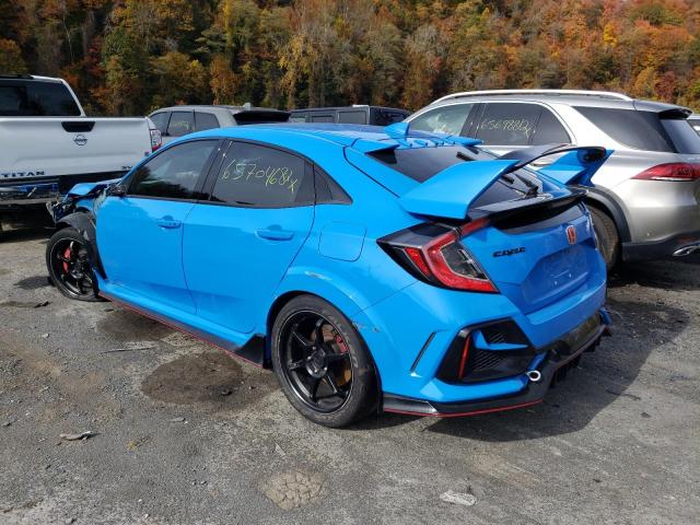 SHHFK8G71MU204964 - 2021 HONDA CIVIC TYPE BLUE photo 3