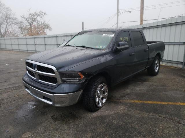 1C6RR7TT3KS662973 - 2019 RAM 1500 CLASS ნაცრისფერი ფოტო 2