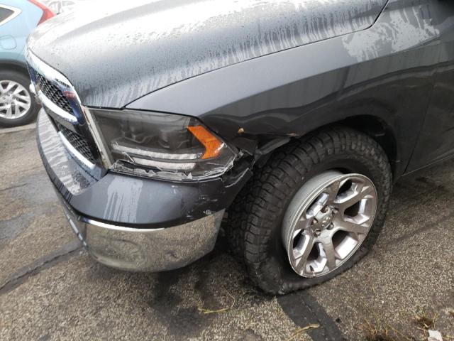 1C6RR7TT3KS662973 - 2019 RAM 1500 CLASS ნაცრისფერი ფოტო 9