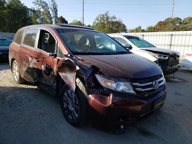 5FNRL5H66FB044518 - 2015 HONDA ODYSSEY EX MAROON photo 9